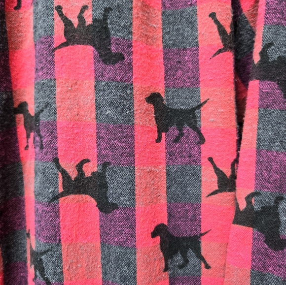 Vintage 90s onesie Pajama Holiday Cozy Dogs s m - Picture 10 of 10